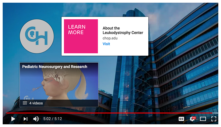 YouTube End Screen with Hover Activated